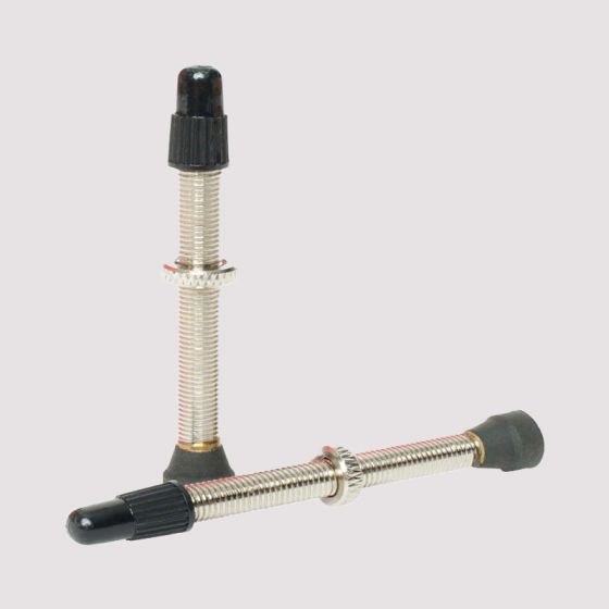 Brass Valve Stems - 44mm, Pair