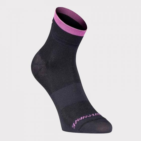 Origin Sock - Black/Fuchsia