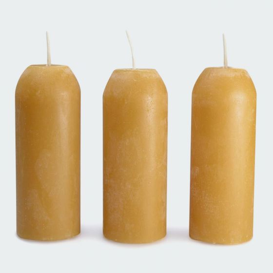 Beeswax Candles 3-Pack
