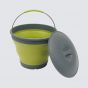 Collaps Bucket W/Lid Lime Gree