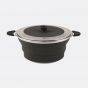 Collaps Pot With Lid M Midnigh
